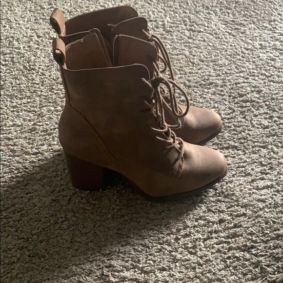 Brown XoXo Booties - Picture 2 of 4